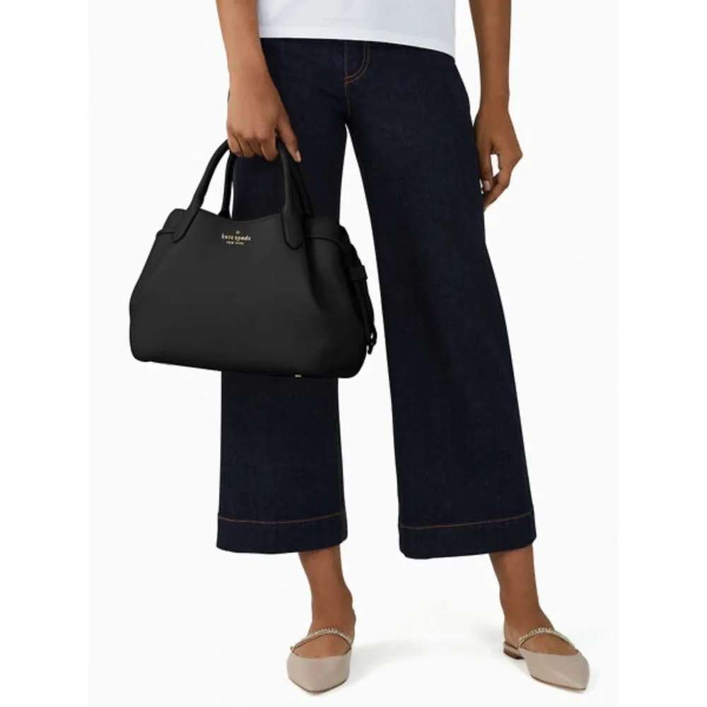 Kate Spade Dumpling Large Satchel In Black - Picture 14 of 14